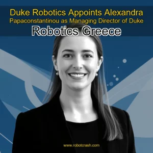 Read more about the article Duke Robotics Appoints Alexandra Papaconstantinou as Managing Director of Duke Robotics Greece