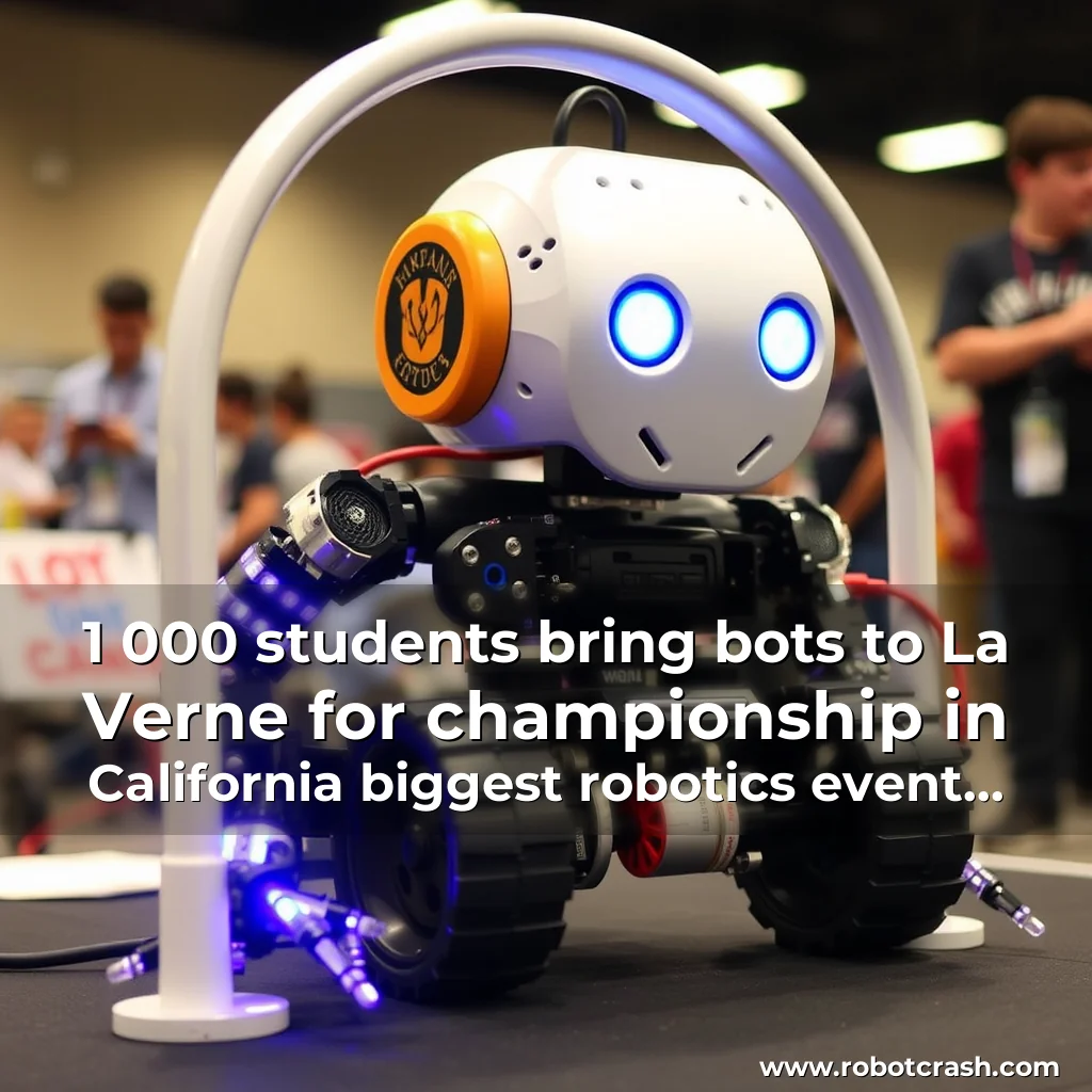 Read more about the article 1  000 students bring bots to La Verne for championship in California biggest robotics event  San Gabriel Valley Tribune