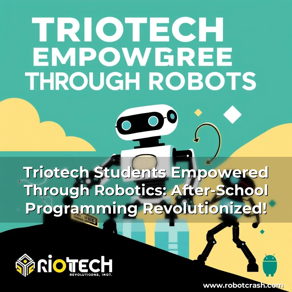 Read more about the article Triotech Students Empowered Through Robotics: After-School Programming Revolutionized!