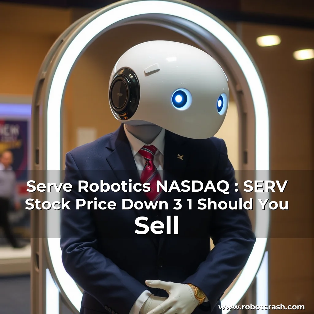 Read more about the article Serve Robotics  NASDAQ : SERV  Stock Price Down 3  1   Should You Sell
