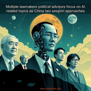 Read more about the article Multiple lawmakers  political advisors focus on AI  related topics as China two session approaches