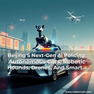 Read more about the article Beijing’S Next-Gen Ai Policing: Autonomous Cars, Robotic Hounds, Drones, And Smart Cameras Revolutionize Urban Safety!