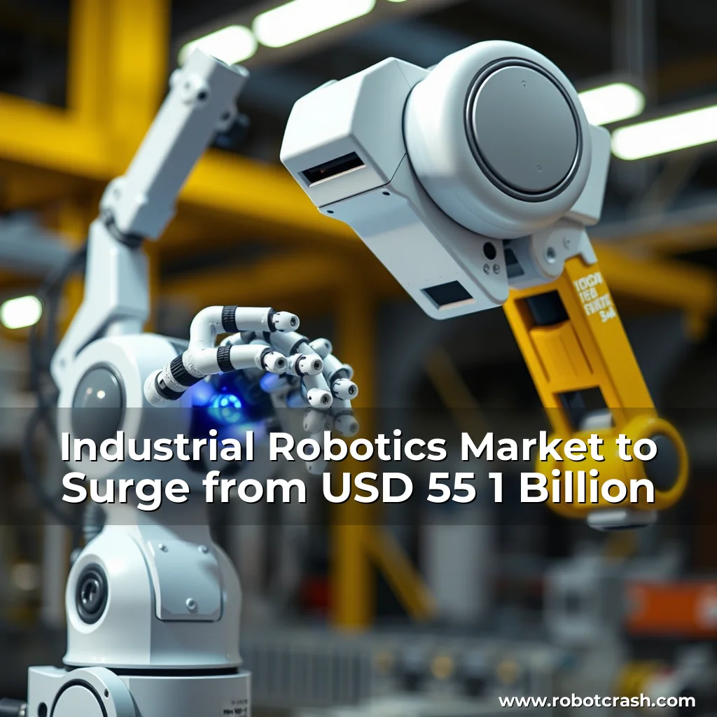 Read more about the article Industrial Robotics Market to Surge from USD 55  1 Billion