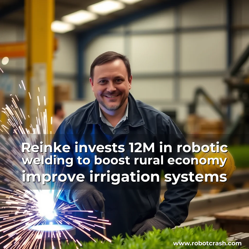 Read more about the article Reinke invests 12M in robotic welding to boost rural economy  improve irrigation systems